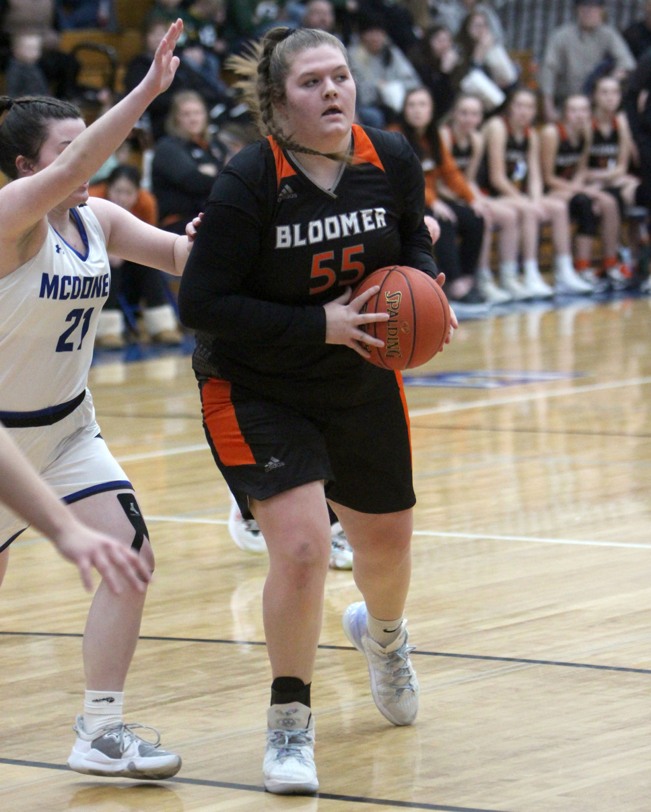 Bloomer at McDonell girls basketball 1-22-22
